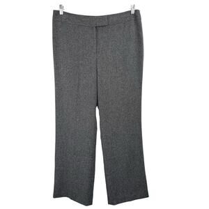 Jones Wear Andover Trouser Dress Slacks 14 NWT Quarry Heather Gray Tweed Lined